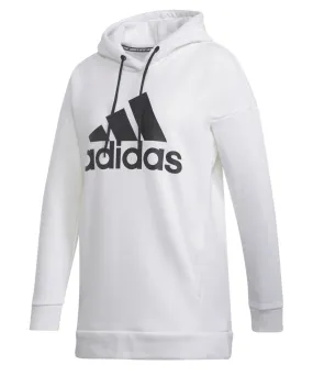 ADIDAS WOMEN'S BADGE OF SPORT HOODIE - WHITE