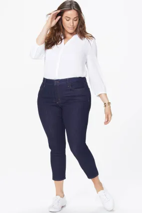 Alina Skinny Ankle Jeans In Plus Size - Rinse