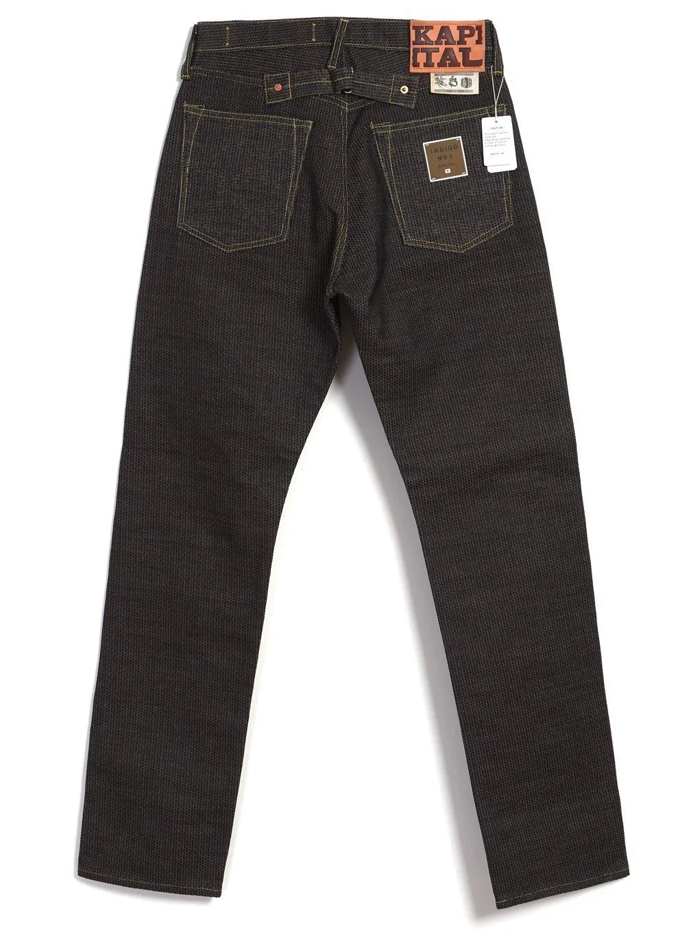 CENTURY DENIM MONKEY CISCO | Sashiko 5P Jeans | N5S(Brown)