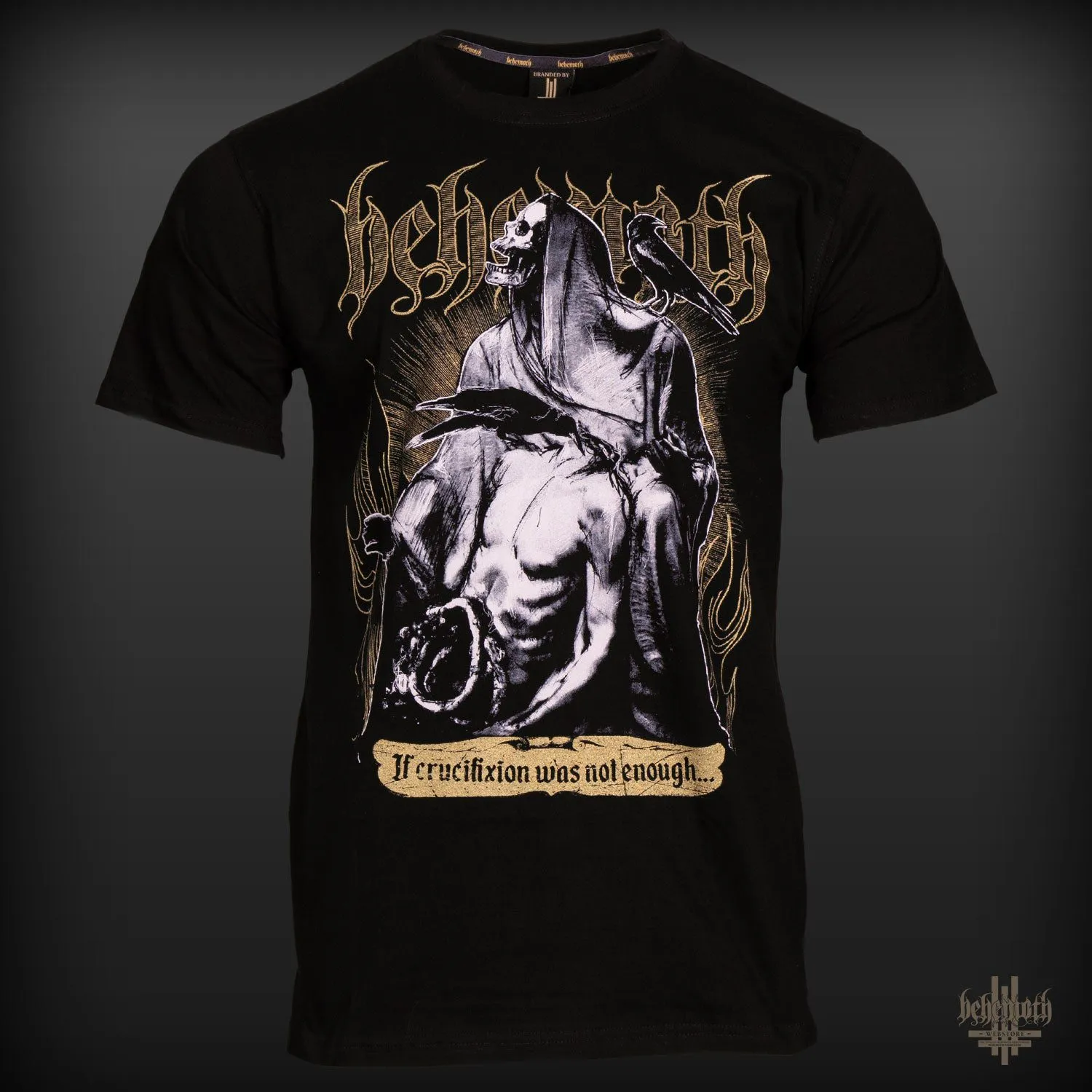 Behemoth Crucifixion Graphic Tee - Mens Heavy Metal Band Shirt