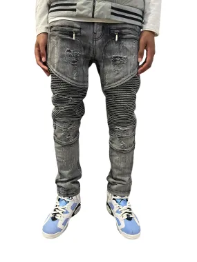 Black/Smoke Grey De Largent Jeans - Enhanced Fit and Durable Fabric