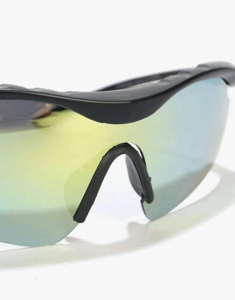 Route One Blitz Mirrored Sunglasses - Black