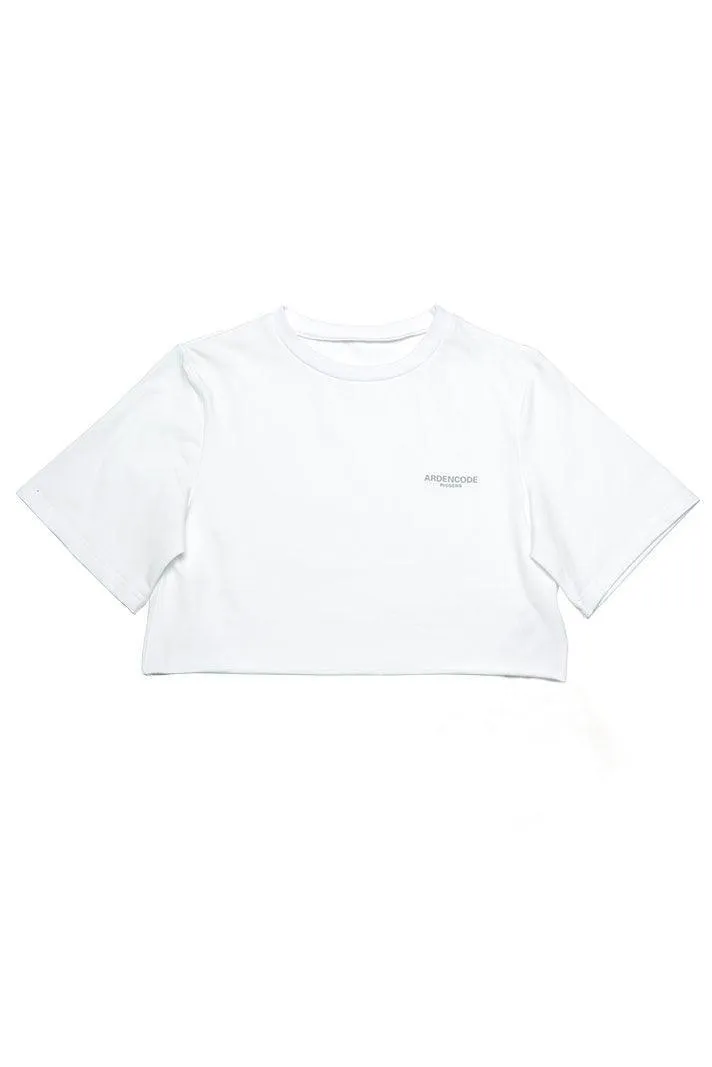 White Crop T-Shirt